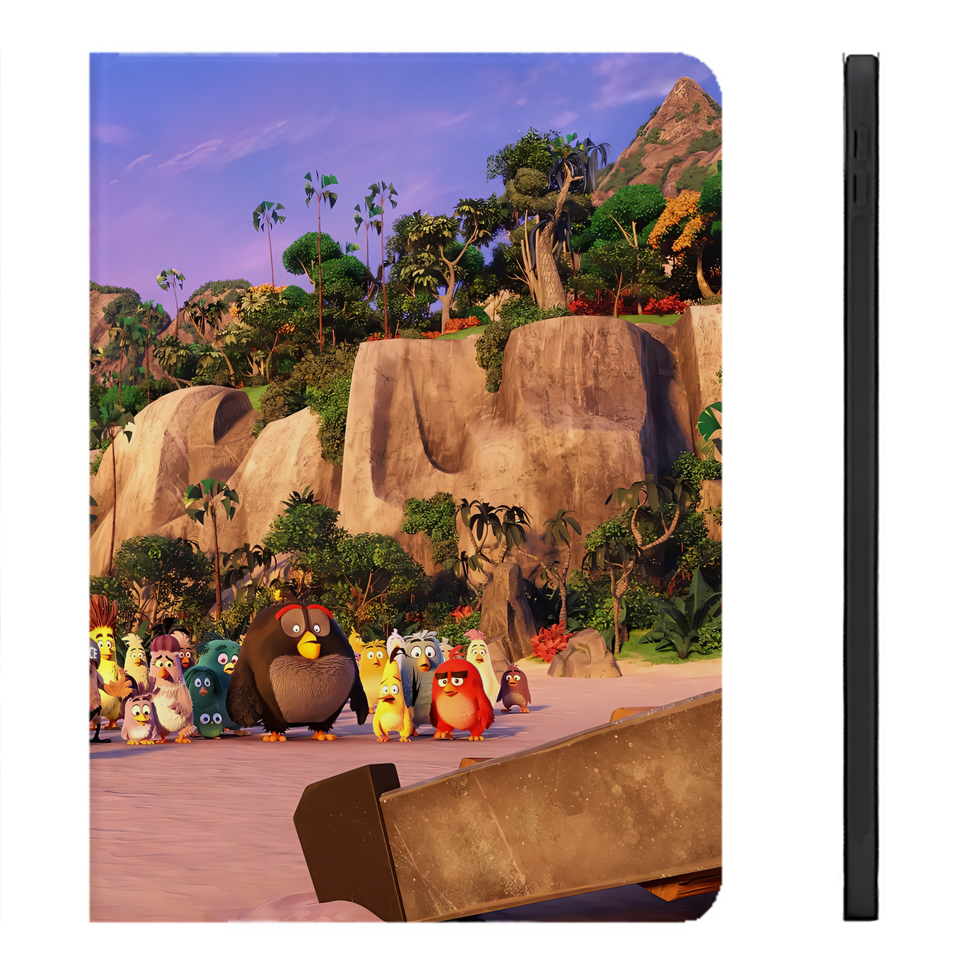 （画像用） Angry Birds アングリーバード IPadケース ペンホルダー付き ブックスタイルデザイン